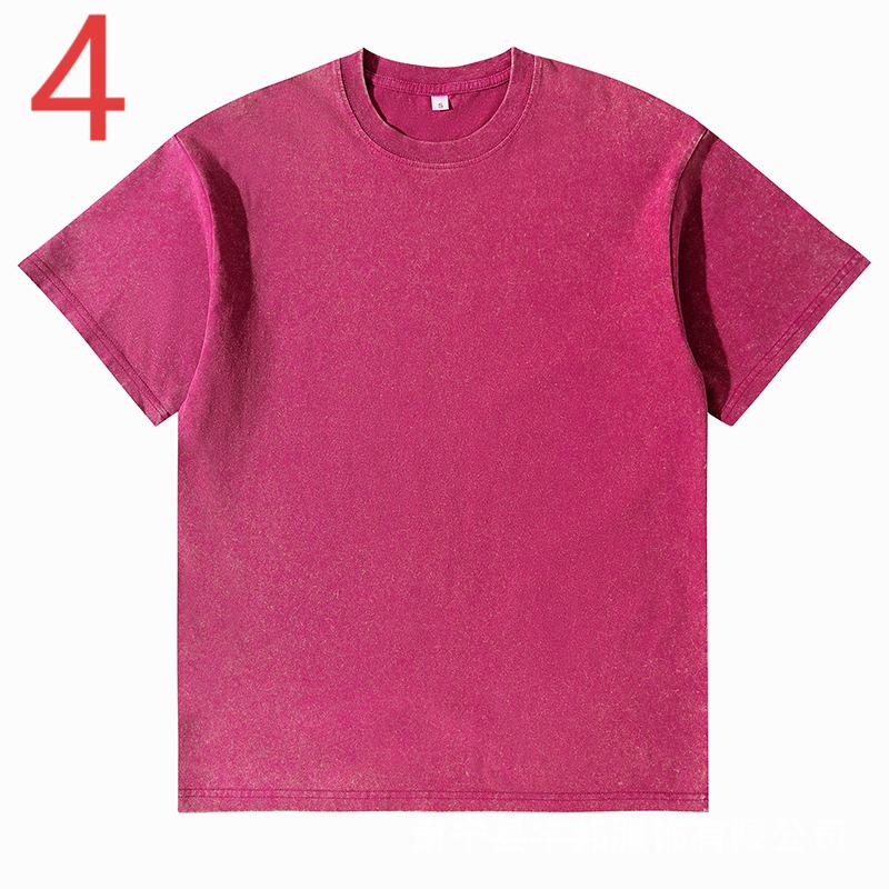 XD002 New summer washed old cotton short sleeves