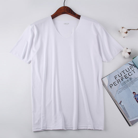 XD034 Ice Silk White Short Sleeve