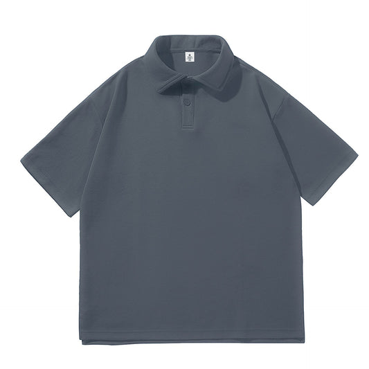 XD504 Cement Gray Formal Short-Sleeve T-Shirt