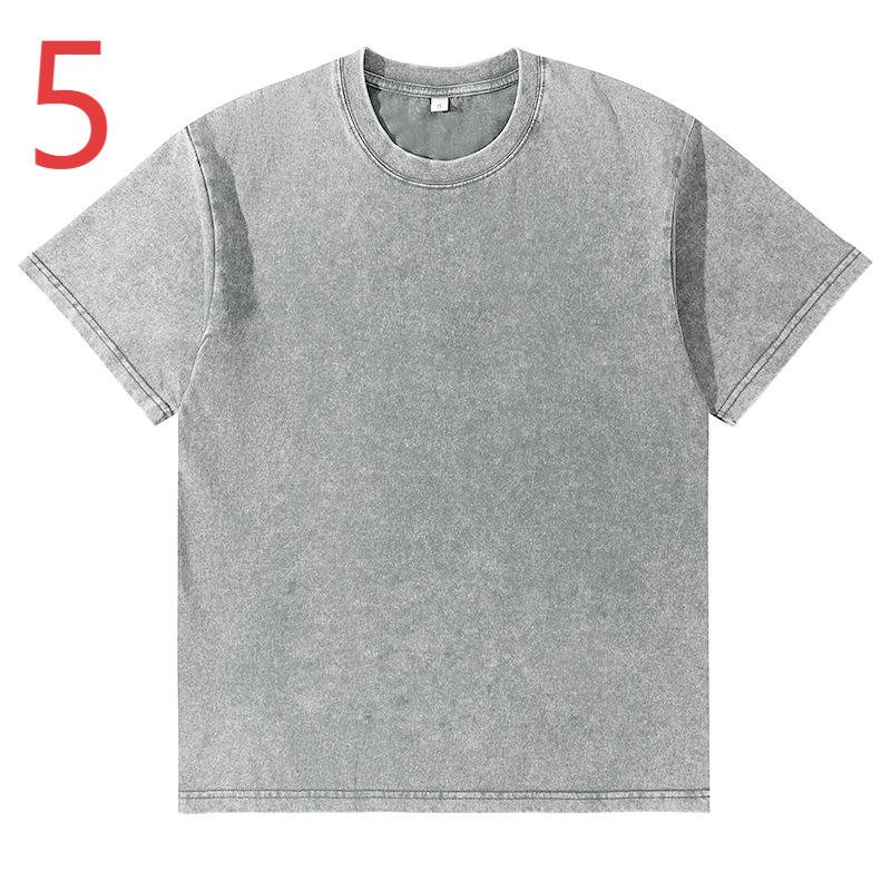 XD002 New summer washed old cotton short sleeves