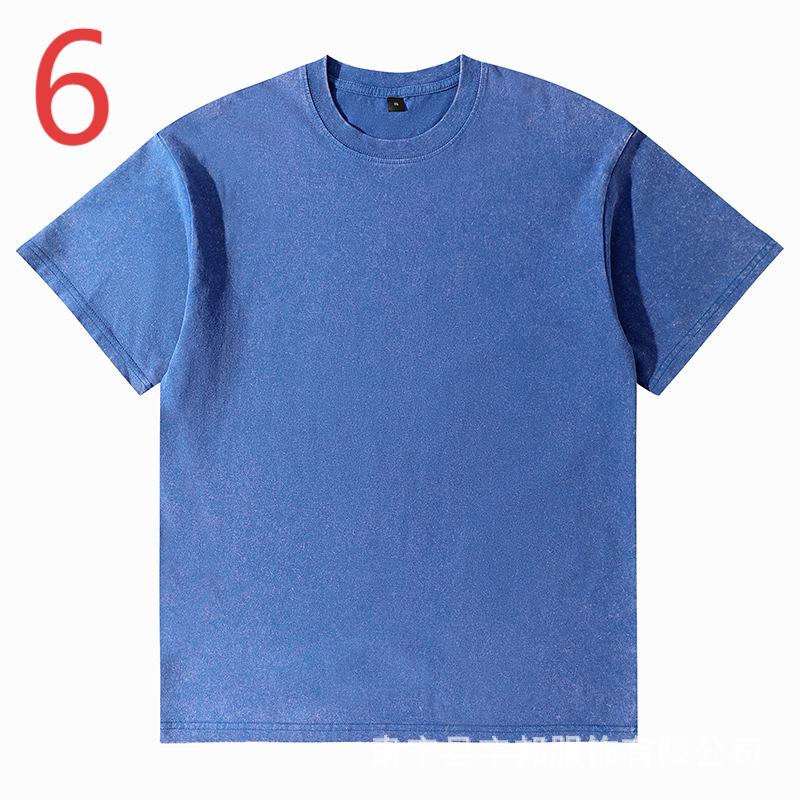 XD002 New summer washed old cotton short sleeves